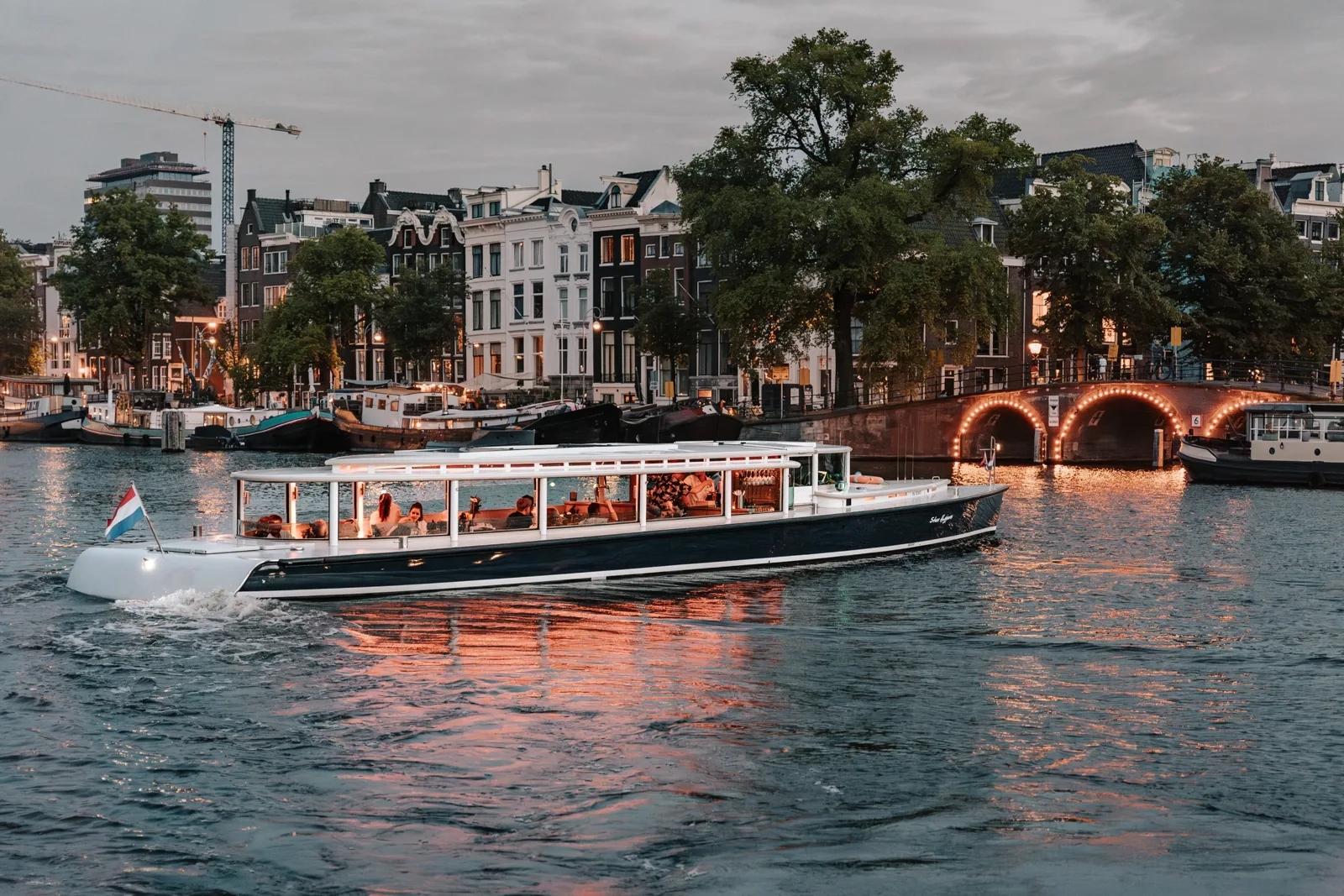Amsterdam Light Festival Cruise on Stan Huygens from H'ART Museum