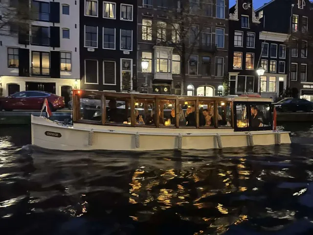 Private Amsterdam Light Festival Cruise on a Salon Boat