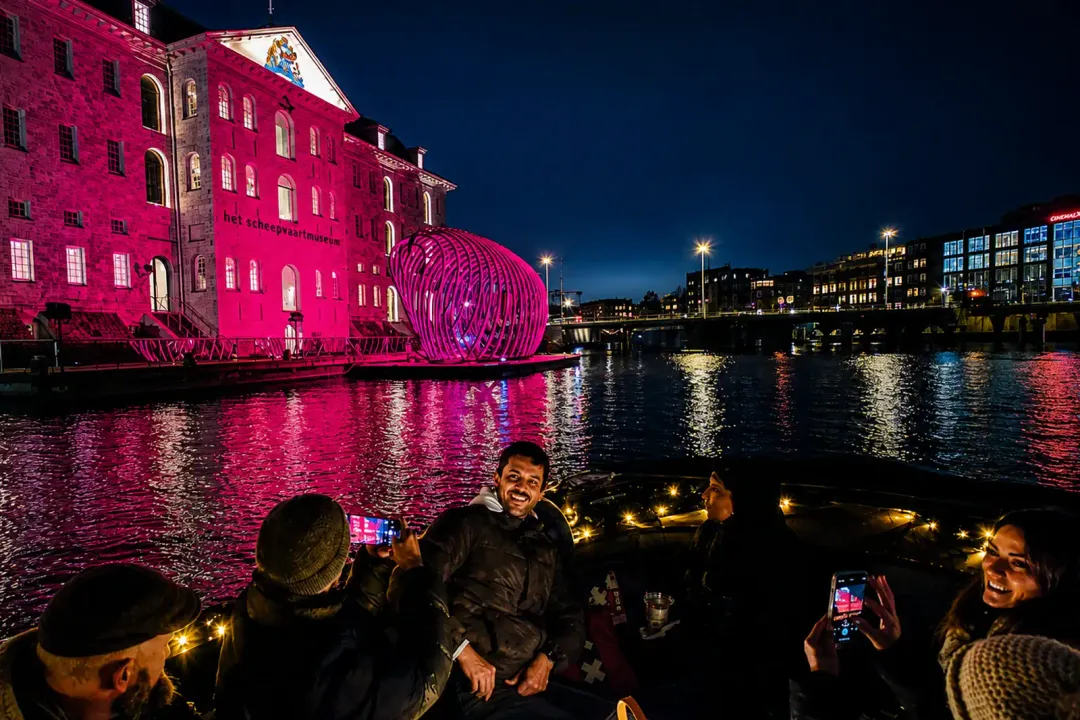 Private Amsterdam Light Festival Boat Tour — photo 4